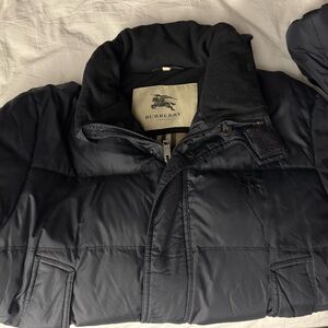 Burberry Navy Puffer Jacket